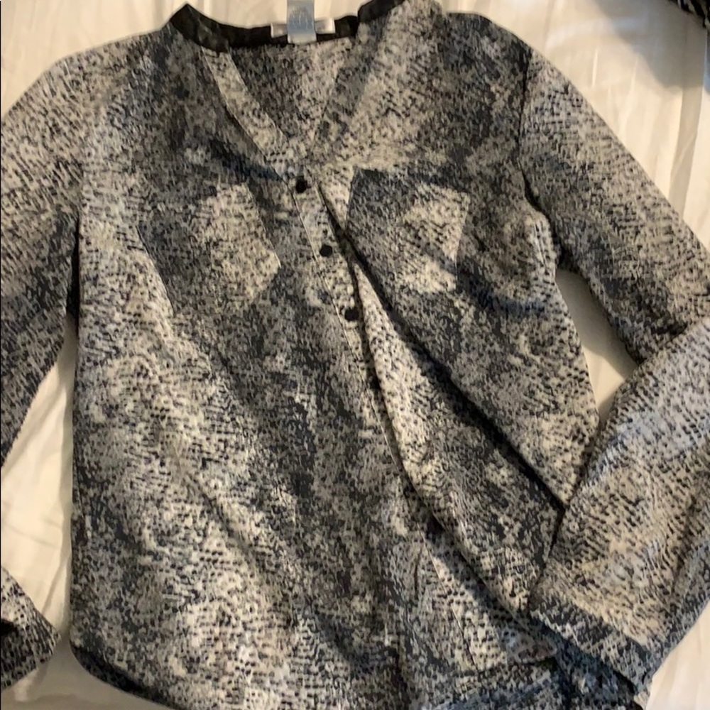 Python black dress top